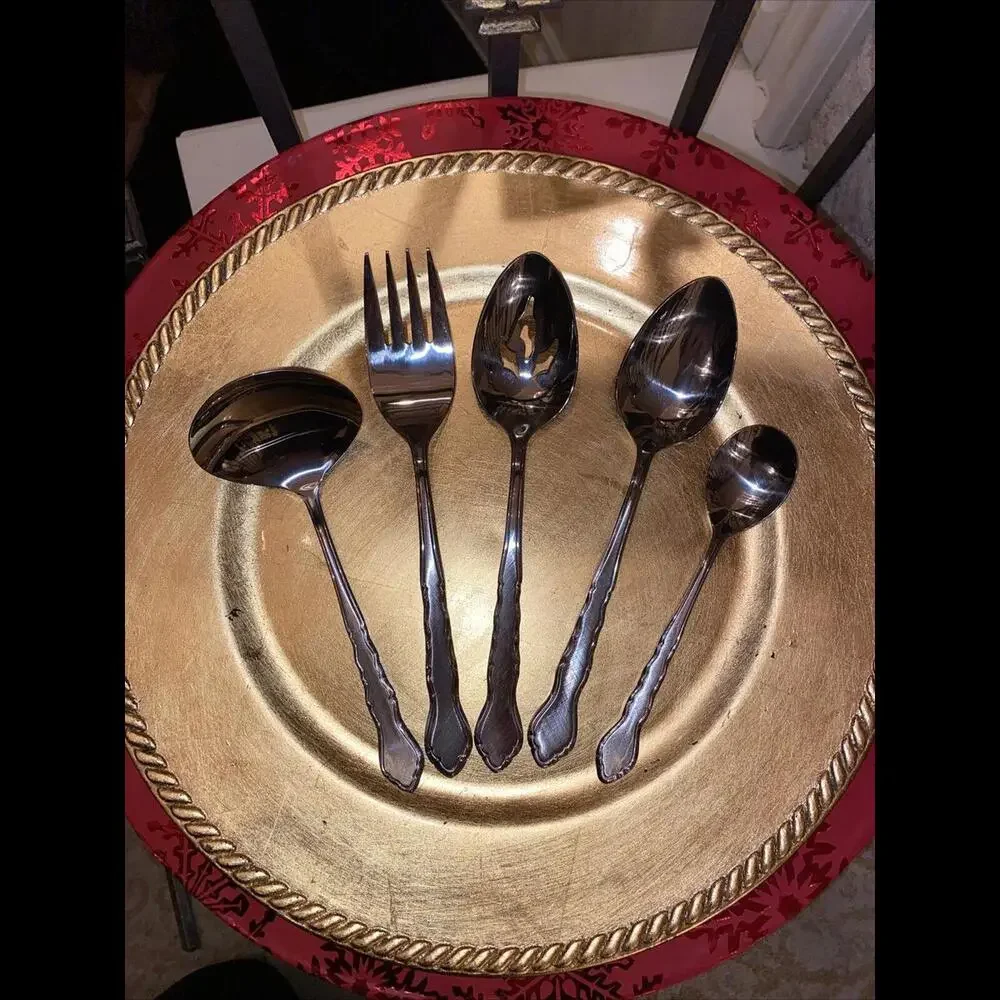 🌼Stainless Steel 5 Piece Hostess Set